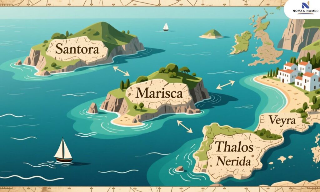 Coastal and Island Town Names