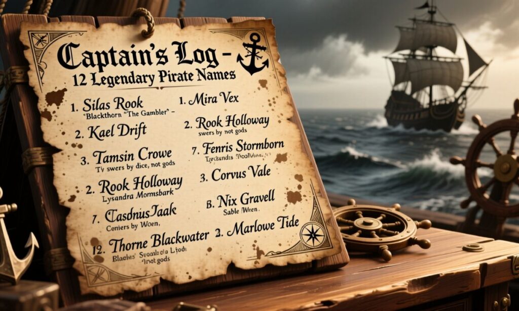 Pirate Names for DnD and RPGs