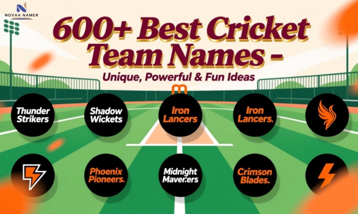 600+ Best Cricket Team Names [Unique, Powerful, & Fun Ideas]