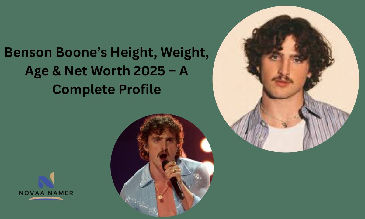 Benson Boone's Height, Weight,